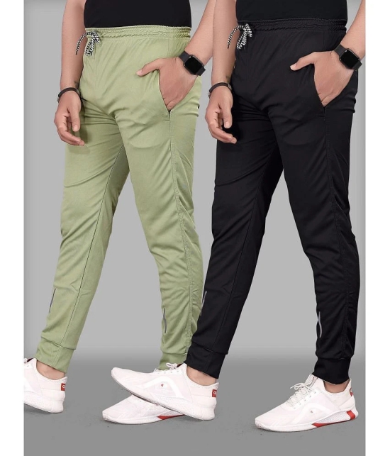 Gazal Fashions - Multicolor Polyester Mens Joggers ( Pack of 2 ) - None