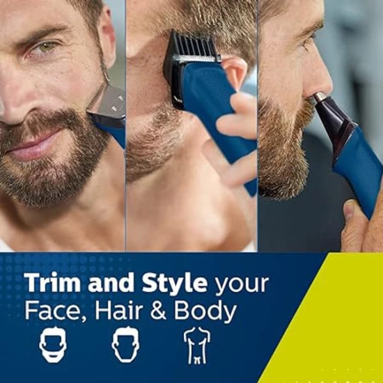 Philips Multigroom Series 7000 12-in-1 Trimmer For Men-Philips Multigroom Series 7000 12-in-1 Trimmer For Men