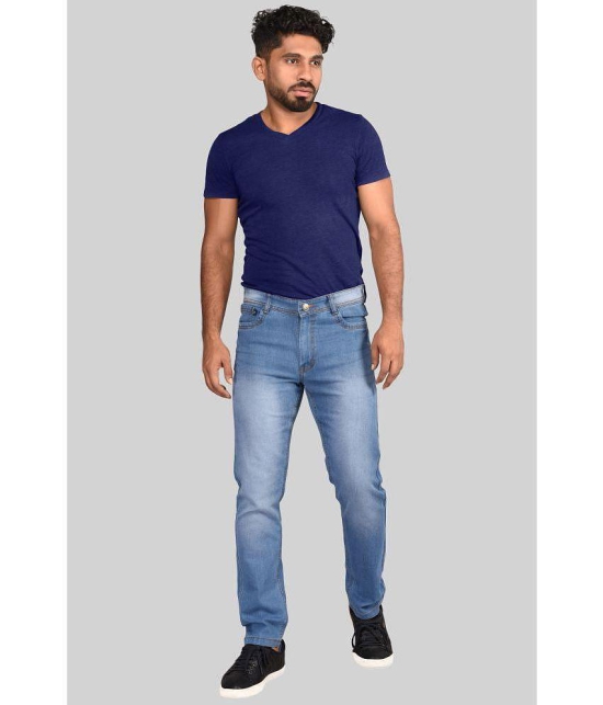 Aflash - Light Blue Denim Slim Fit Mens Jeans ( Pack of 1 ) - None