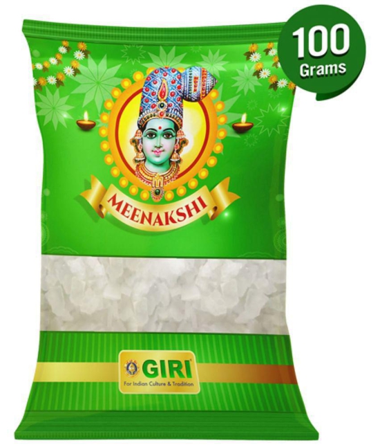 Giri Pachai Karpooram - 100 Gms | Kapoor/ Kapur/ Camphor for Pooja/ Packet Camphor 1 100 gm ( Pack of 1 )