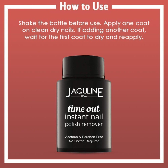 Time Out Instant Nail Polish Remover 80ml