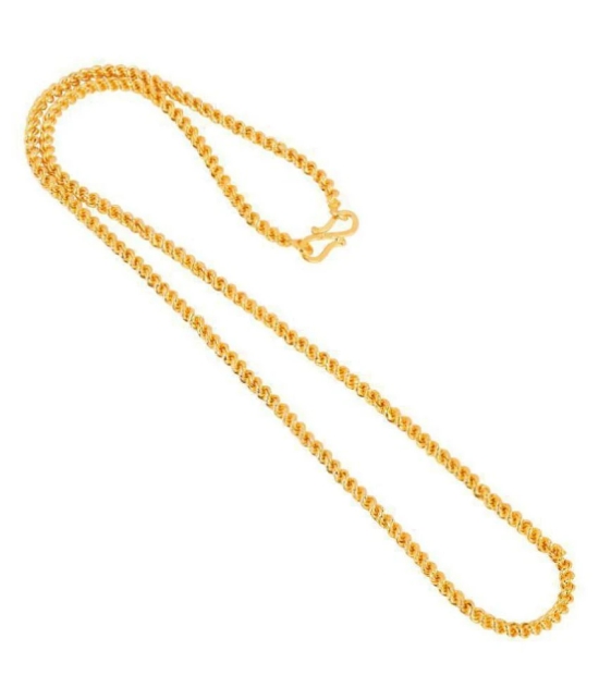 AanyaCentric - Gold Plated Chains Combo ( Pack of 6 ) - Golden