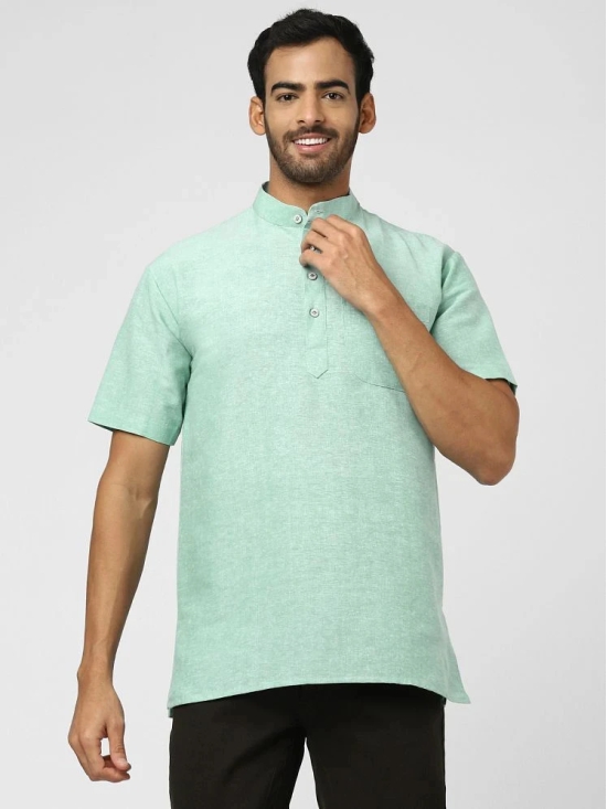 DESHBANDHU DBK - Green Cotton Mens Kurta ( Single ) - None