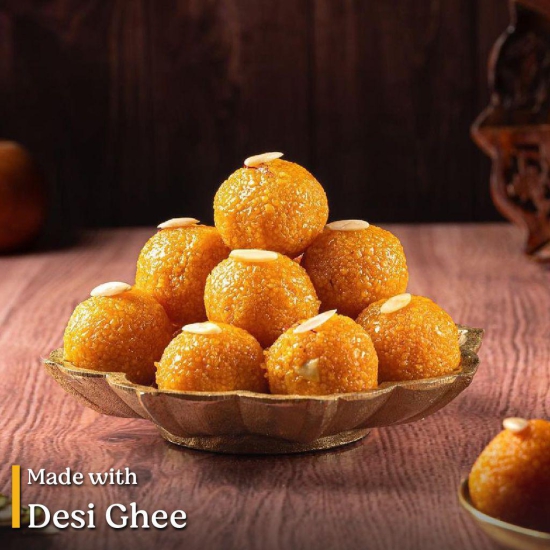 Indian Sweet Motichoor Ladoo | Celebrate with Motichoor | Crunchy and Sweet | Sweet Celebrations | Delightful Desi Treat