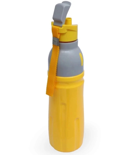 Jaypee Yellow Polypropylene School Water Bottle 650 mL ( Set of 1 ) - Yellow