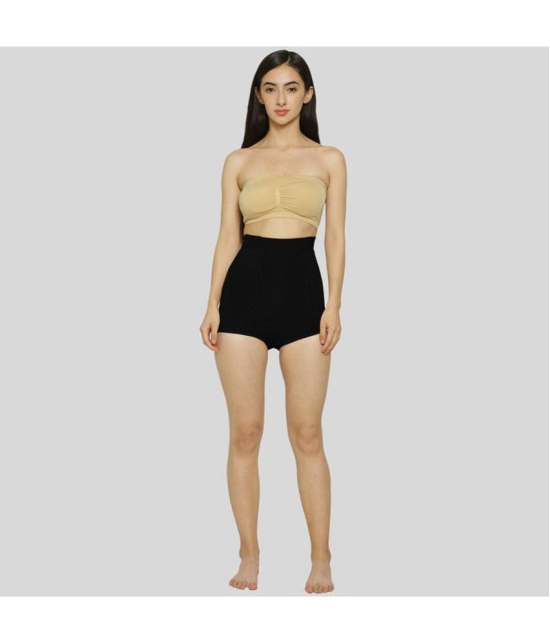 SELETA - Black Shapewear Cotton Women's Tummy Tucker ( Pack of 1 ) - None