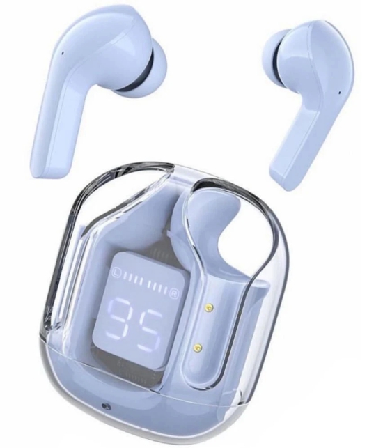 Neo N888 EARBUDS Bluetooth True Wireless (TWS) On Ear 4 Hours Playback Active Noise cancellation IPX4(Splash & Sweat Proof) Blue