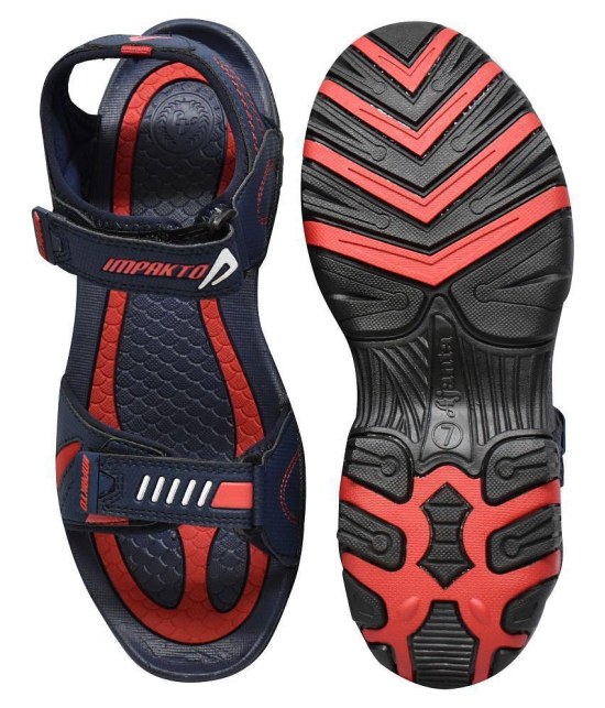 Impakto Red Flip Flops - None