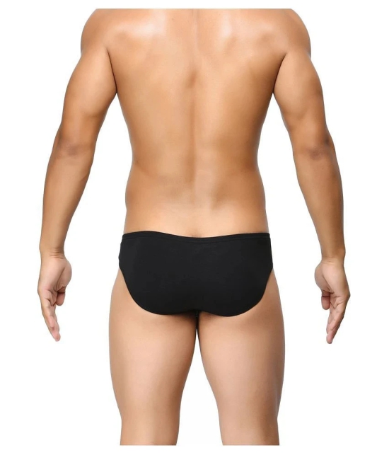 La Intimo Cotton Mens Briefs ( Black ) - 38