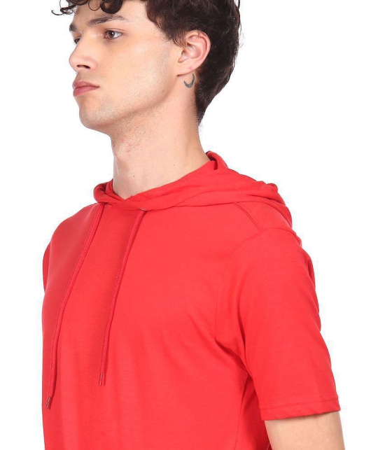 Colt - Cotton Blend Regular Fit Red Men's T-Shirt ( Pack of 1 ) - None