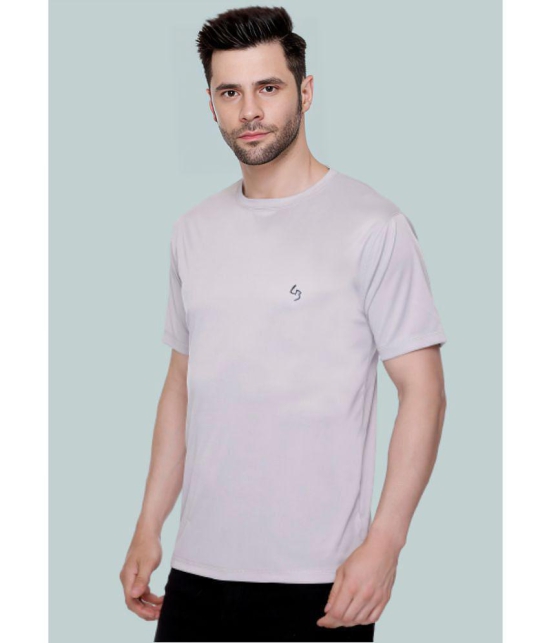 LEEBONEE - Grey Polyester Regular Fit Men's T-Shirt ( Pack of 1 ) - None