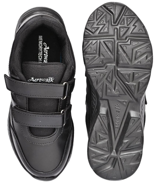 Aerowalk - Black Boys School Shoes ( 1 Pair ) - None