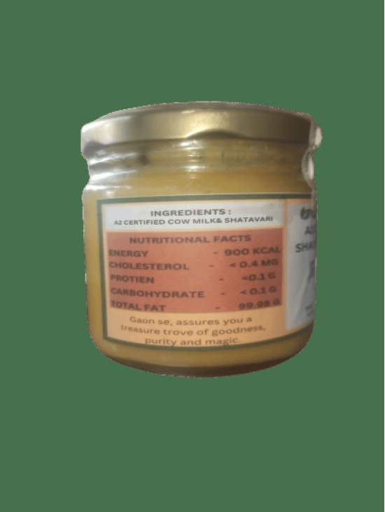 GAONSE A2 CULTURED SHATAVARI GHEE 250 GM