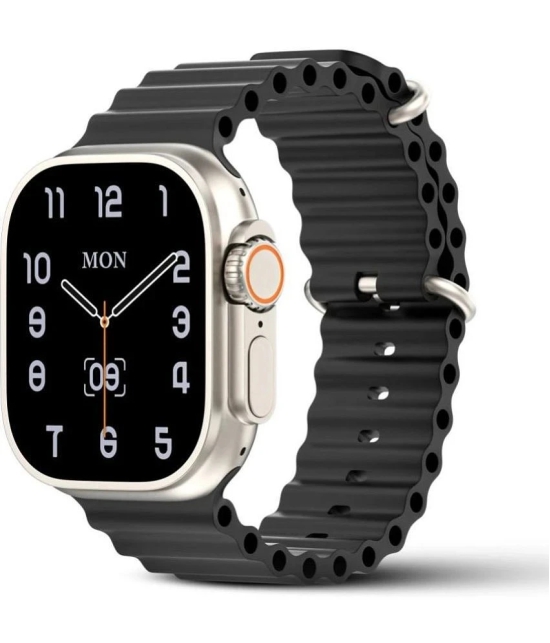 T9 SERIES 9 BIG 2.09 DISPLAY Black Smart Watch