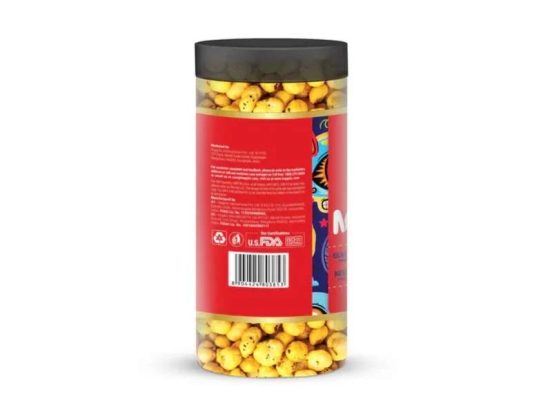 Happilo Makhana Superhot Peri Peri In Olive Oil Jar 80g