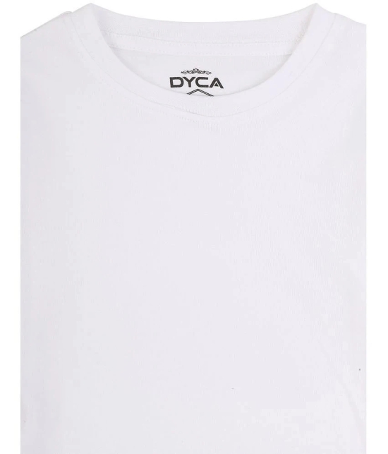 DYCA - White Cotton Girls T-Shirt ( Pack of 1 ) - None