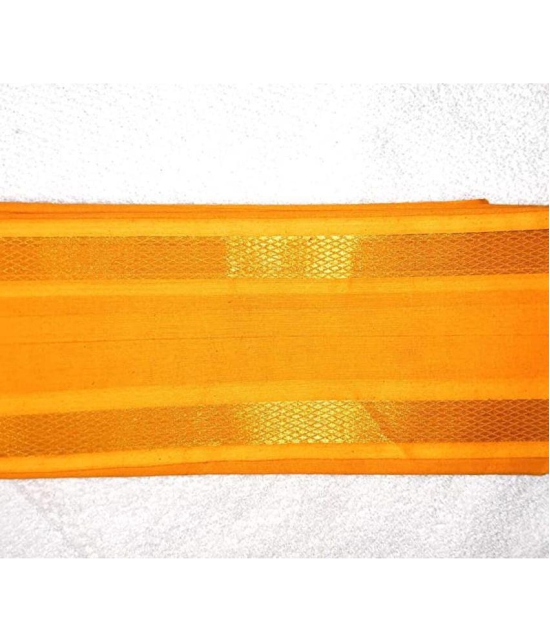 Akhil - Cotton Mustard Solid Bath Towel ( Pack of 1 ) - Mustard