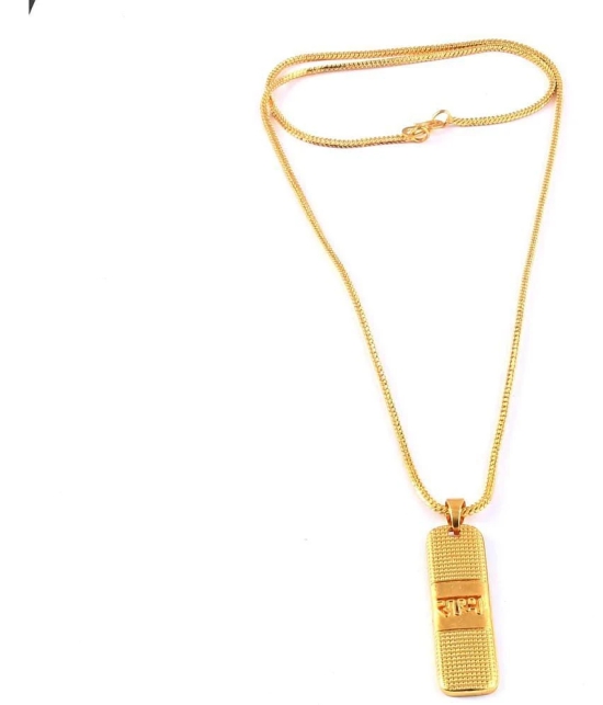 Jewar Mandi Golden Pendant ( Pack of 1 ) - Golden