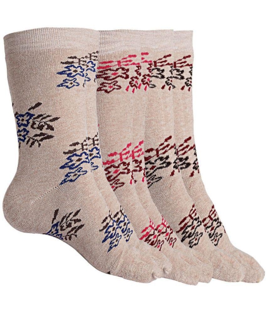 Texlon - Multicolor Woollen Women's Mid Length Socks ( Pack of 3 ) - None