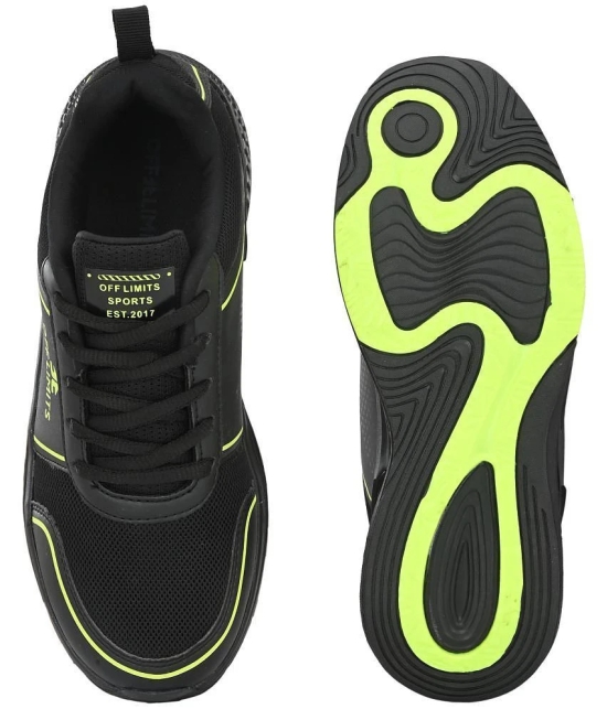 OFF LIMITS - AARON Black Mens Sports Running Shoes - None