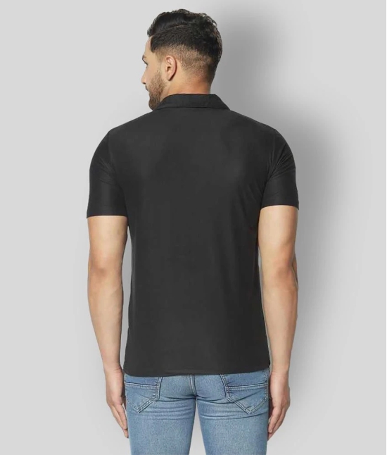 Glito - Black Polyester Regular Fit Mens Sports Polo T-Shirt ( Pack of 1 ) - None