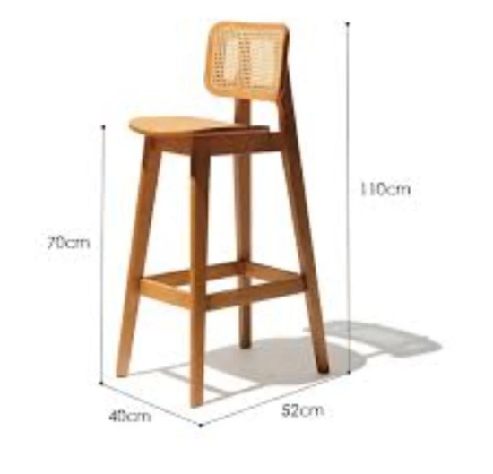 Galway Cane Bar Stool in Natural