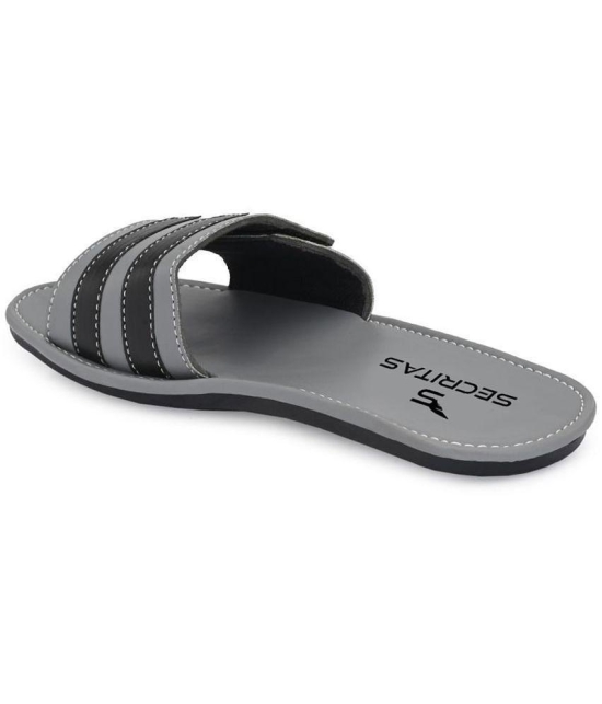 Secritas - Gray Mens Slide Flip Flop - None