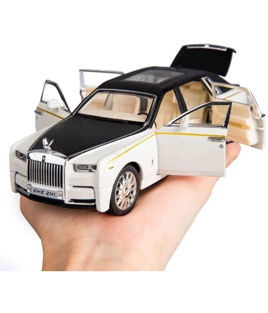 1/32 Phantom Model Car Zinc Alloy Pull Back Toy Diecast Toy Cars with Openable Doors, Sound and Light for Kids Boy Girl Gift(Multi Color) - Multicolor