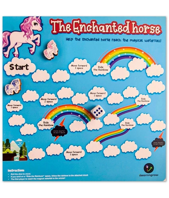 ilearnngrow  Enchanted horse - Ride in the dreamland - Multicolor