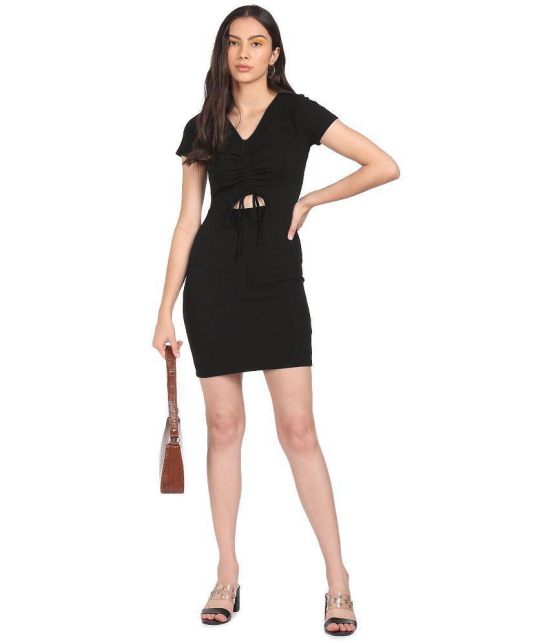 Sugr - Polyester Black Women's Shift dress ( Pack of 1 ) - None