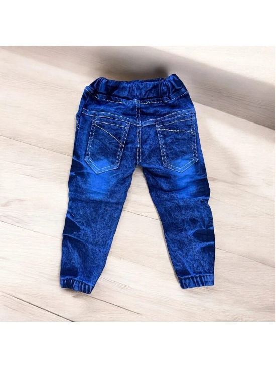 ICONIC ME- Kids Boys Trendy Denim Jogger Jeans - None