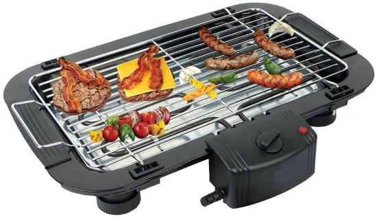 Versatile 2000W Dual-Purpose Barbecue Grill: Charcoal & Electric