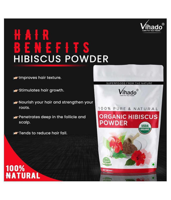 Vihado Natural Hibiscus Powder Hair Scalp Treatment 250 g