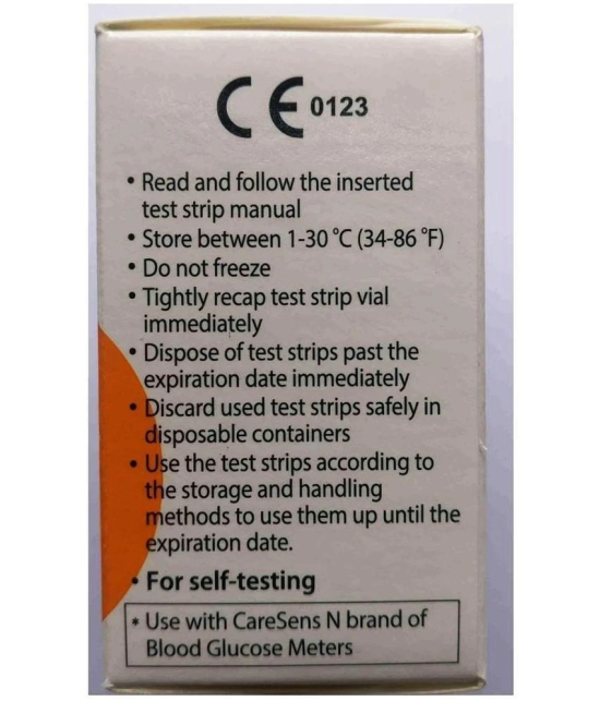 CareSens N 100 Caresens-N 100 Blood Sugar Test strips - Regular