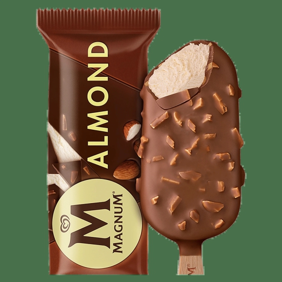 Kwality Walls Magnum Ice Cream - Almond, 80 Ml