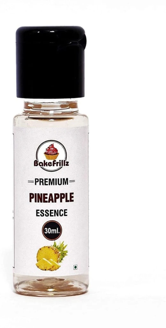 Bakefrillz Vanilla and Pineapple Flavor Essence, 30 ml x 2 for Cake Baking, Ice Creams, Puddings, Cookies