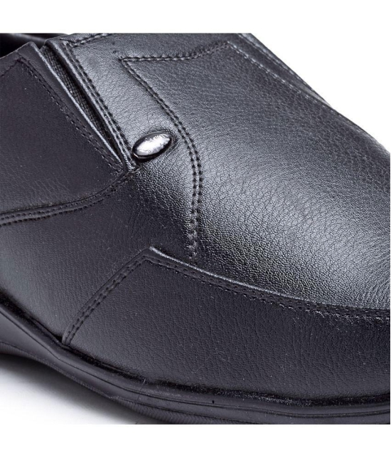 Action - Black Mens Slip On Formal Shoes - None