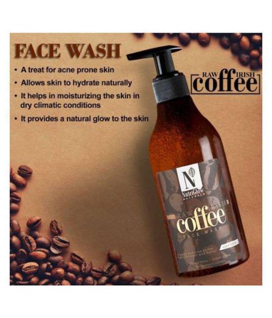 Nutriglow NATURAL'S Iris Coffee Face Wash For All Skin Type Each 300mL (Pack of 2)