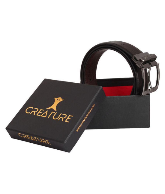 Creature Black PU Formal Belt - None