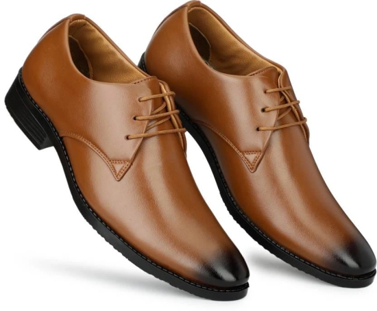 WUGO::Latest Fabulous Men Formal Shoes|Tan Derby Shoes|Office Shoes For Mens & Boys (Free Home Delivery)