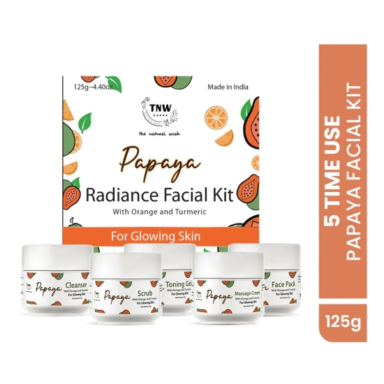 5 Time Use Papaya Facial Kit for Radiant & Glowing Skin