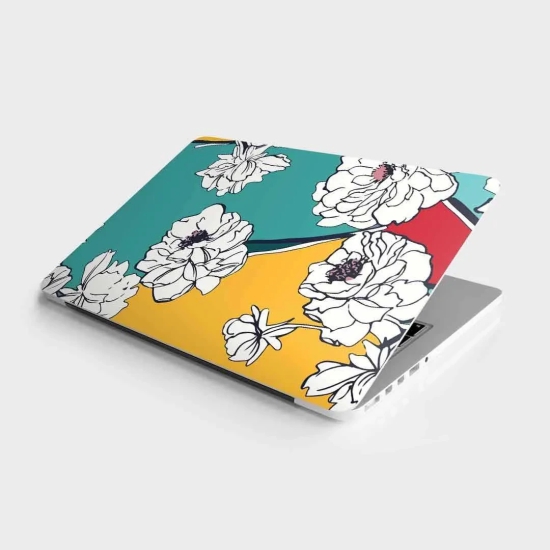 Floral Pattern Laptop Skin-17 Inch