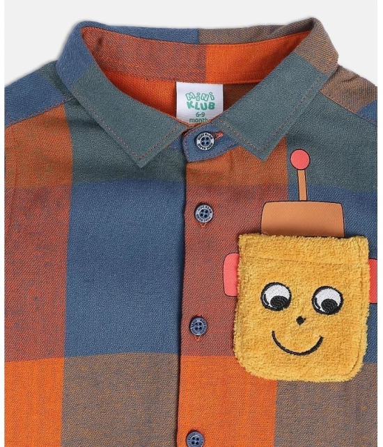 MINI KLUB - Orange Baby Boy Shirt ( Pack of 1 ) - None