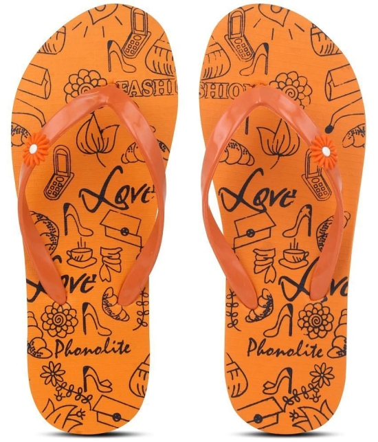 Phonolite - orange Womens Daily Slipper - None