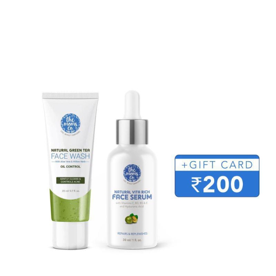 Vita Rich Face Serum + Mini Green Tea Face Wash + Rs.200 GiftCard