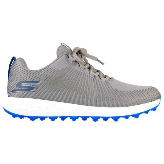 Skechers Go Golf Men's Max Bolt Golf Shoes-GREY/BLUE / UK 7