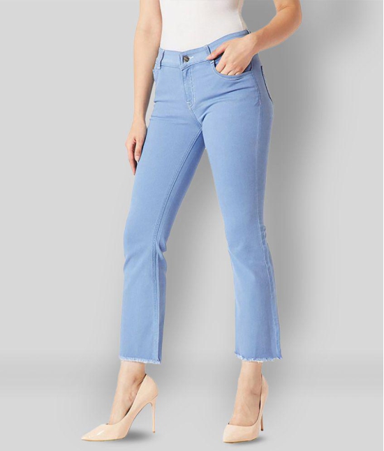 Miss Chase - Blue Denim Women''s Jeans ( Pack of 1 ) - 34