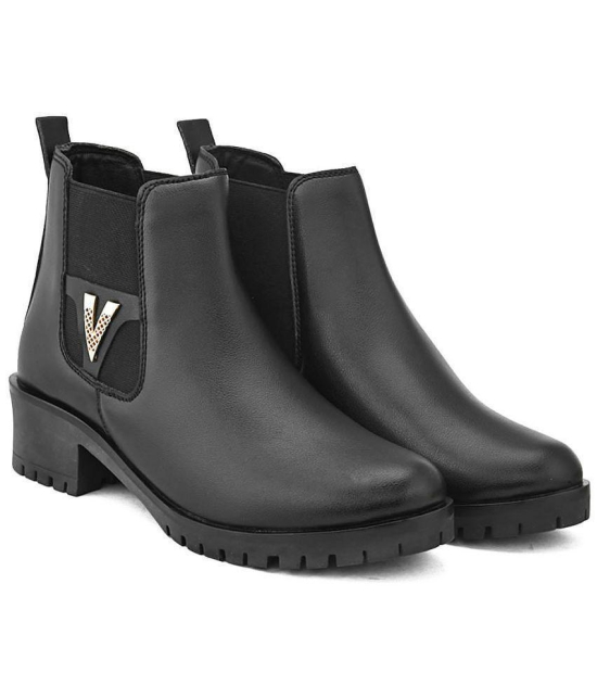 Fentacia - Black Women''s Ankle Length Boots - None