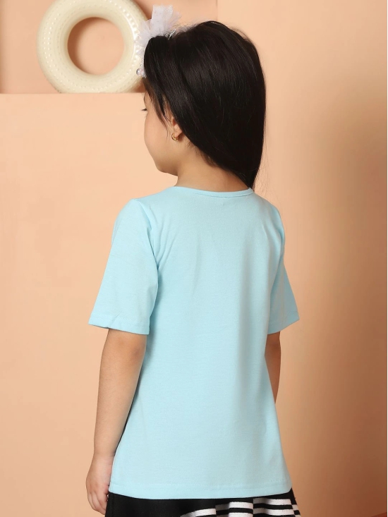 MINI & MING Solid Round Neck Cotton Top