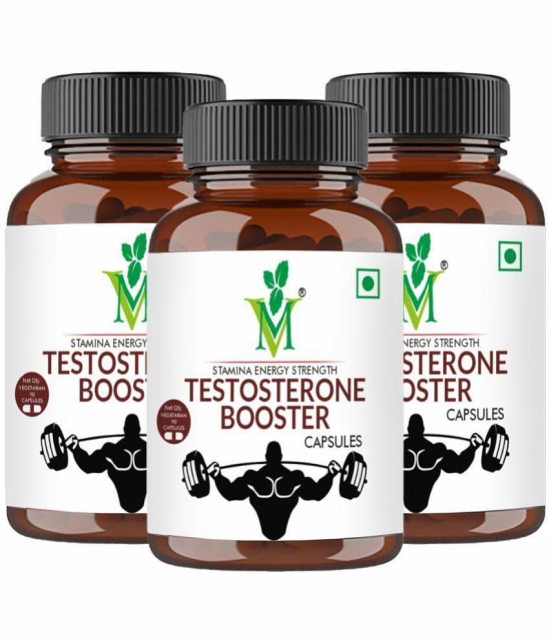 Testosteron Booster Veg. Capsules Pack of 3 - 90's